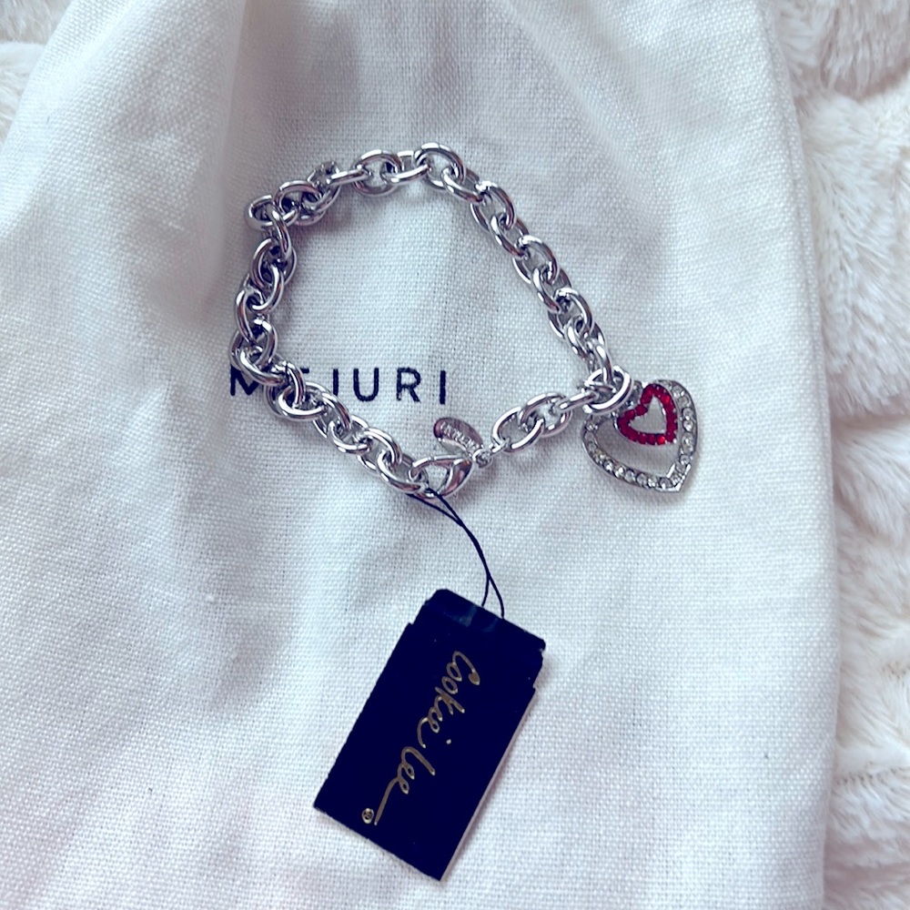 Cookie Lee bracelet with heart